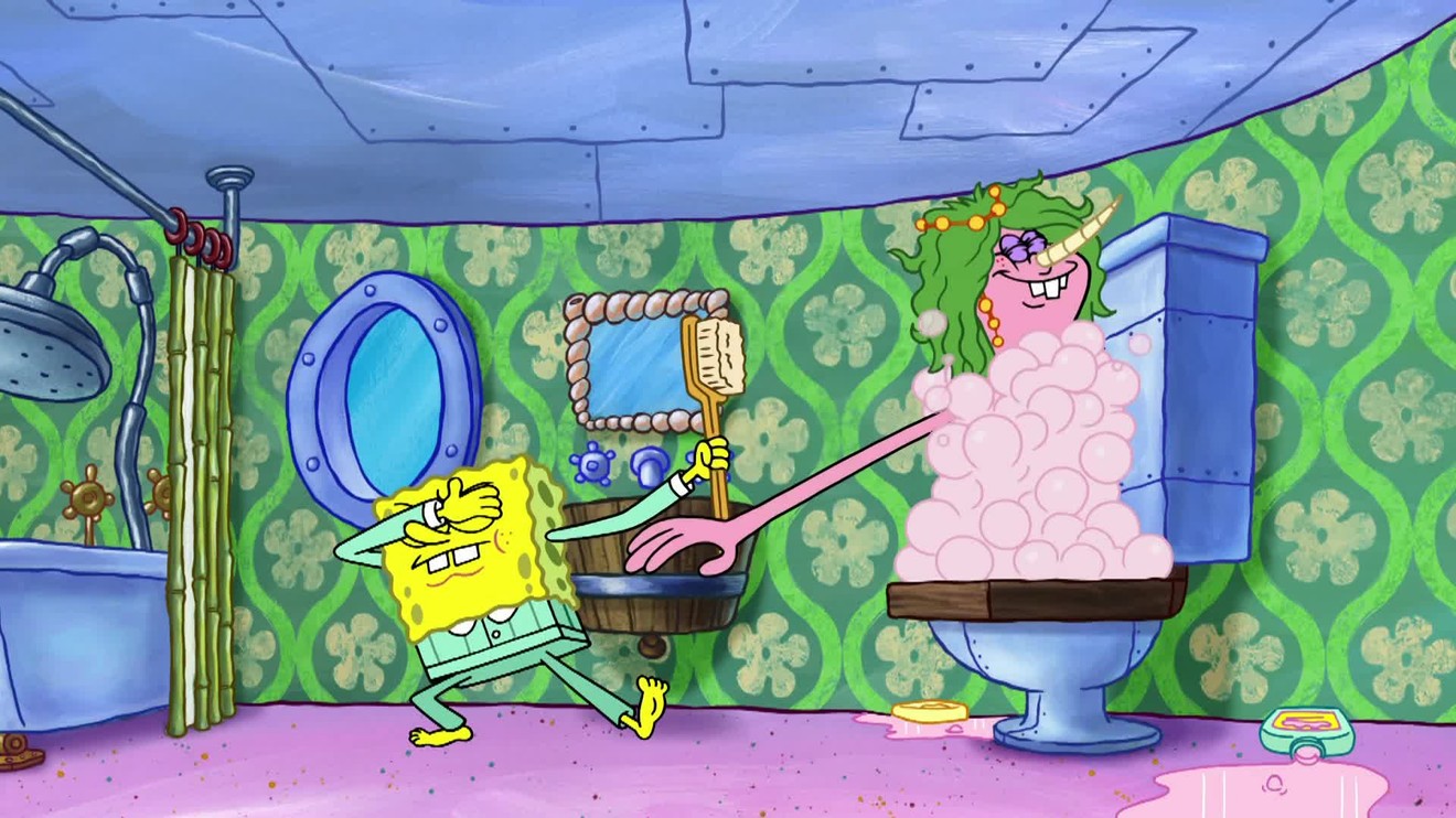 Spongebob v kalhotách