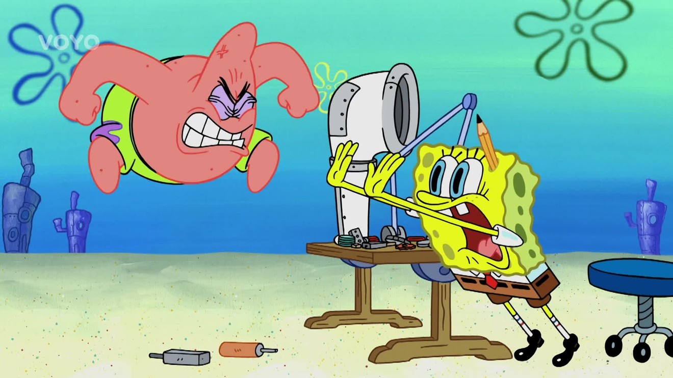 Spongebob v kalhotách