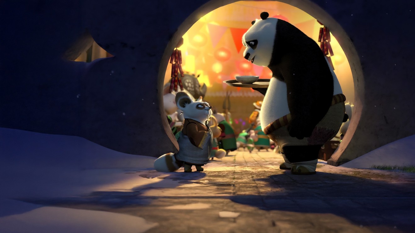 Kung Fu Panda slaví svátky