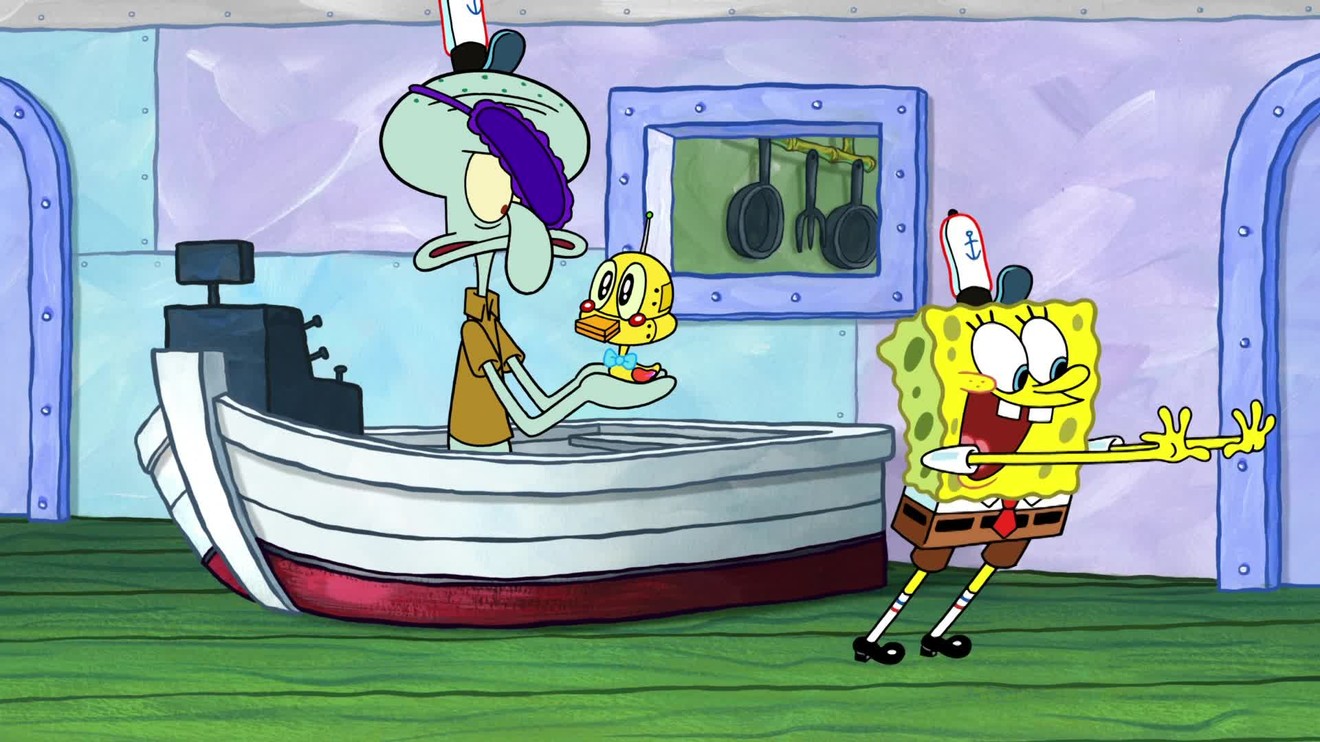 Spongebob v kalhotách