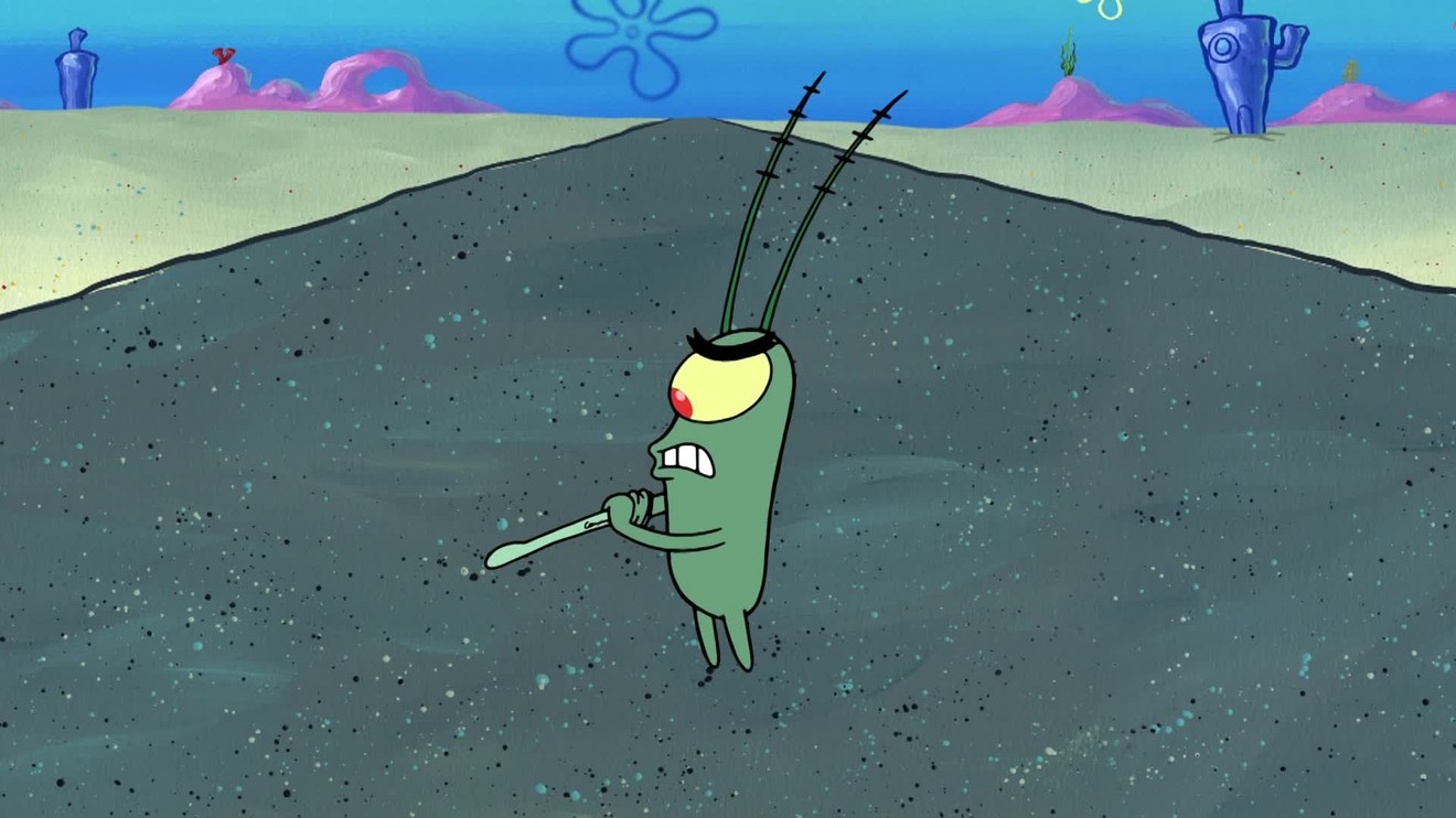 Spongebob v kalhotách