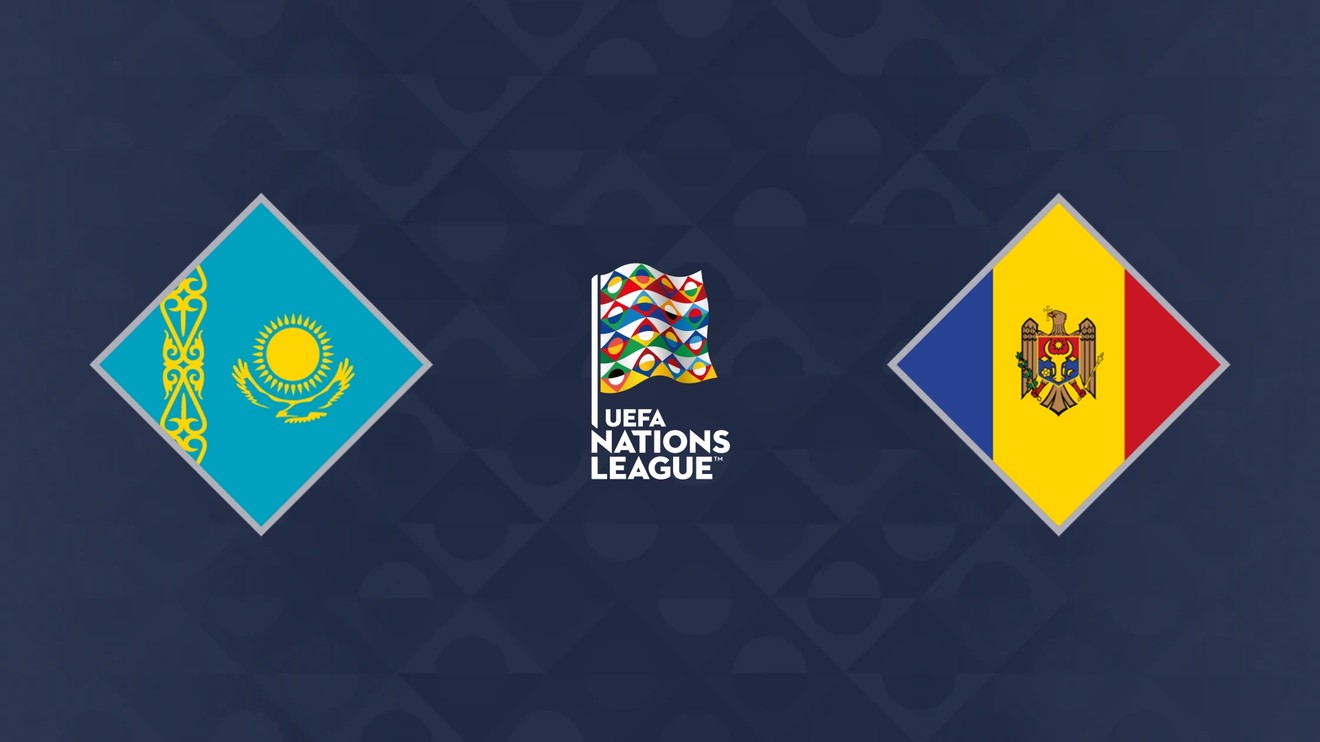 Fotbal - Liga národů, Ligová fáze, Kazachstán - Moldavsko