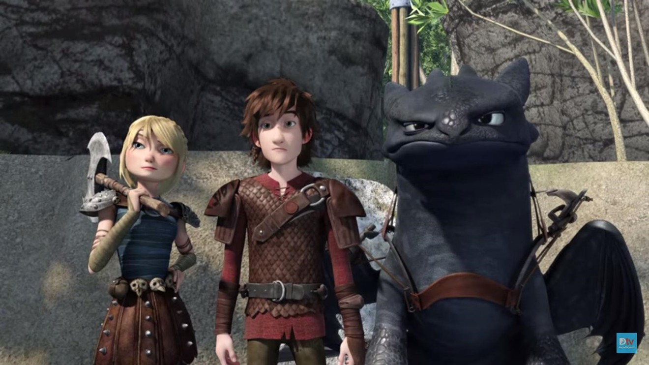 Jak vycvičit draky: Závod na hřeben