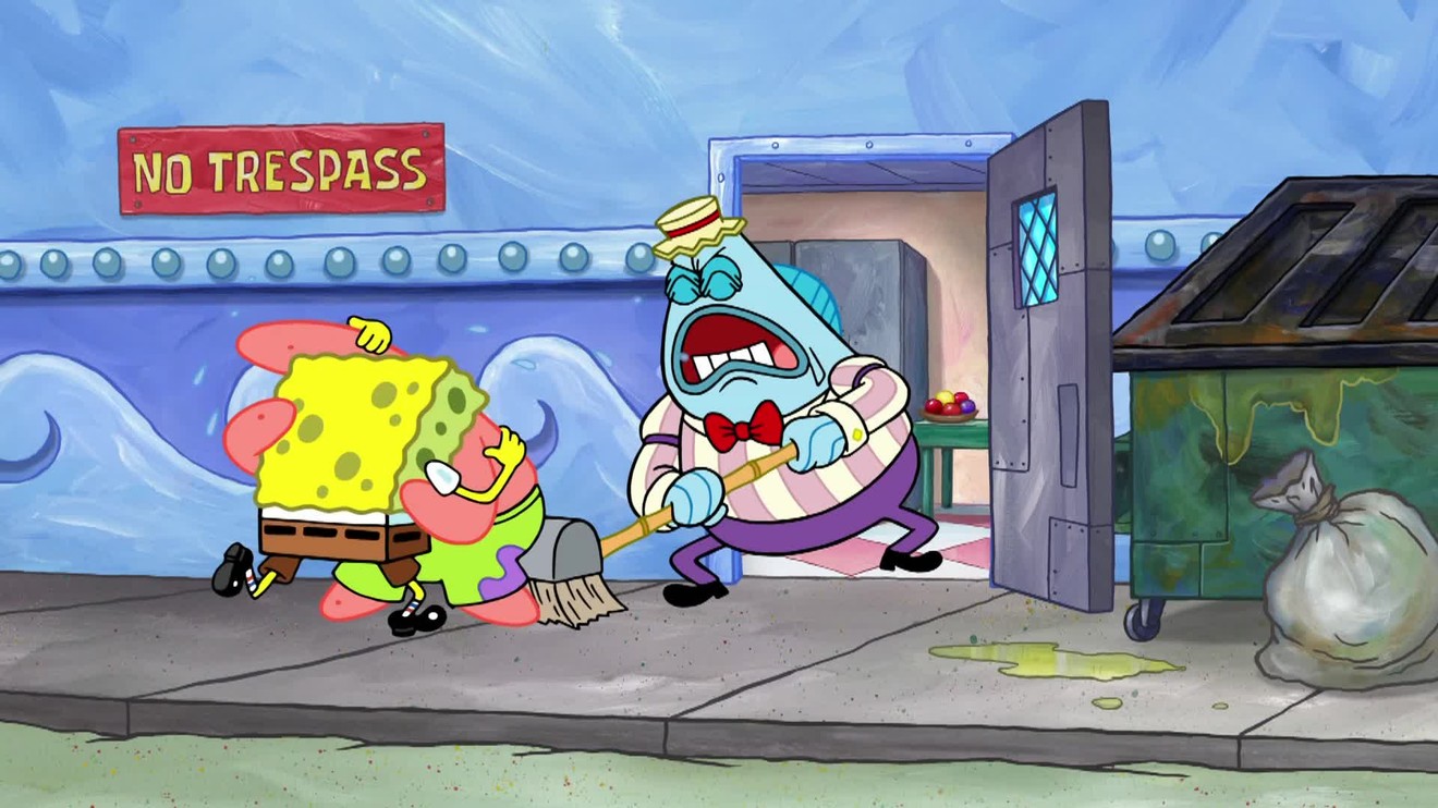 Spongebob v kalhotách