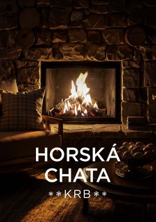 Horská chata krb