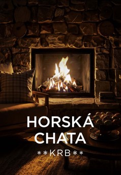 Horská chata krb