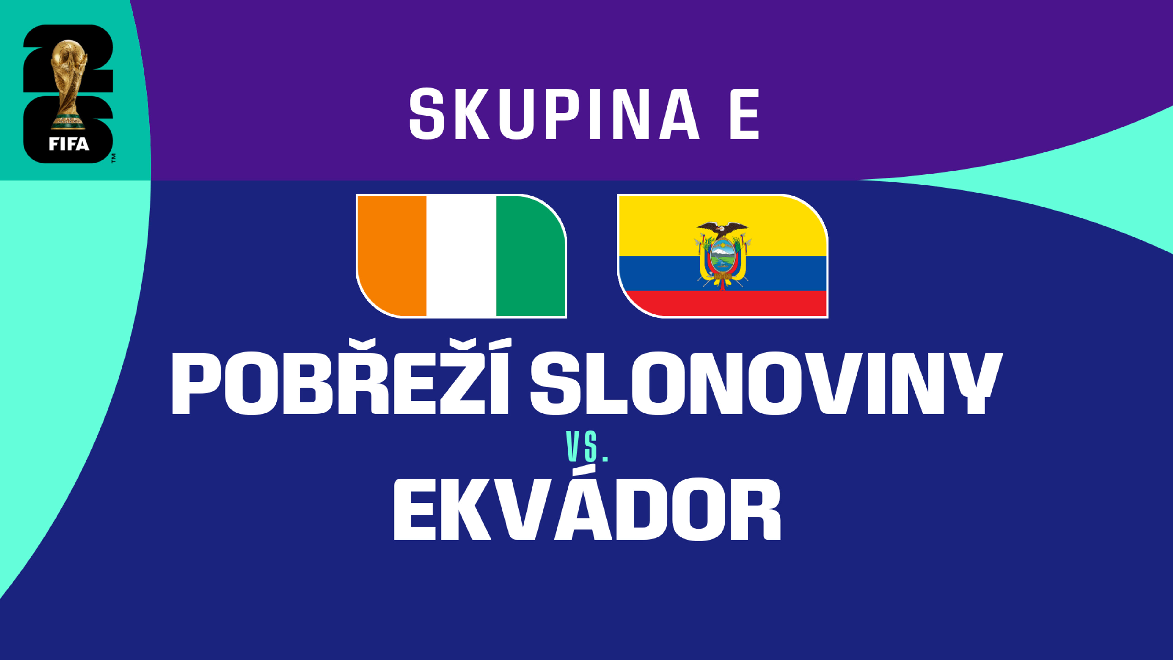 Pobřeží slonoviny - Ekvádor | 15. 6. 2026