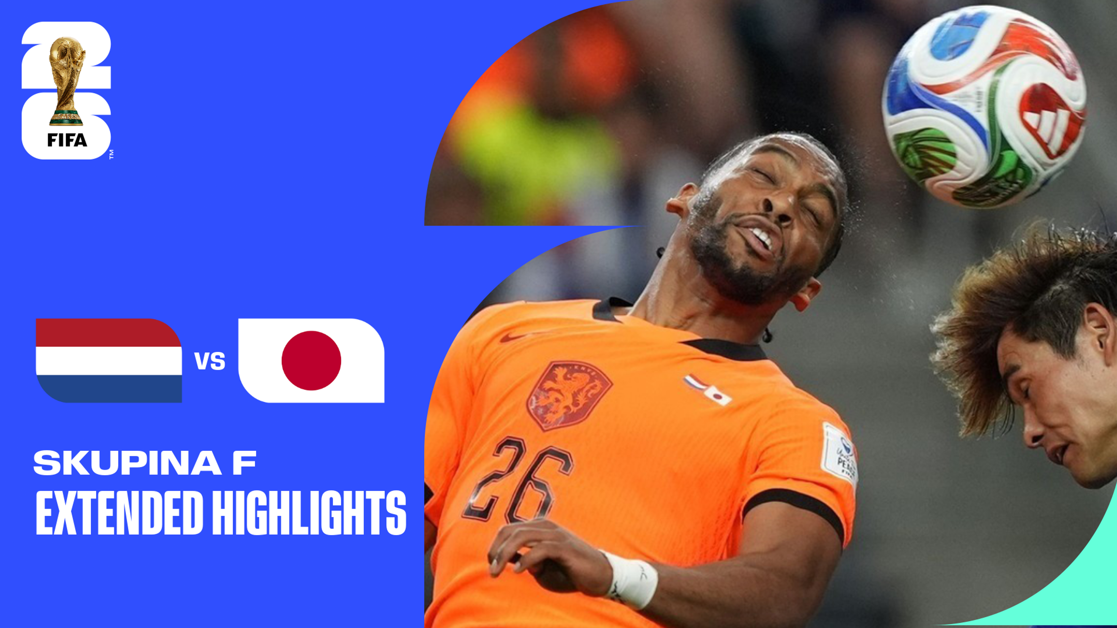 Nizozemsko - Japonsko | Prodloužený sestřih | 14. 6. 2026