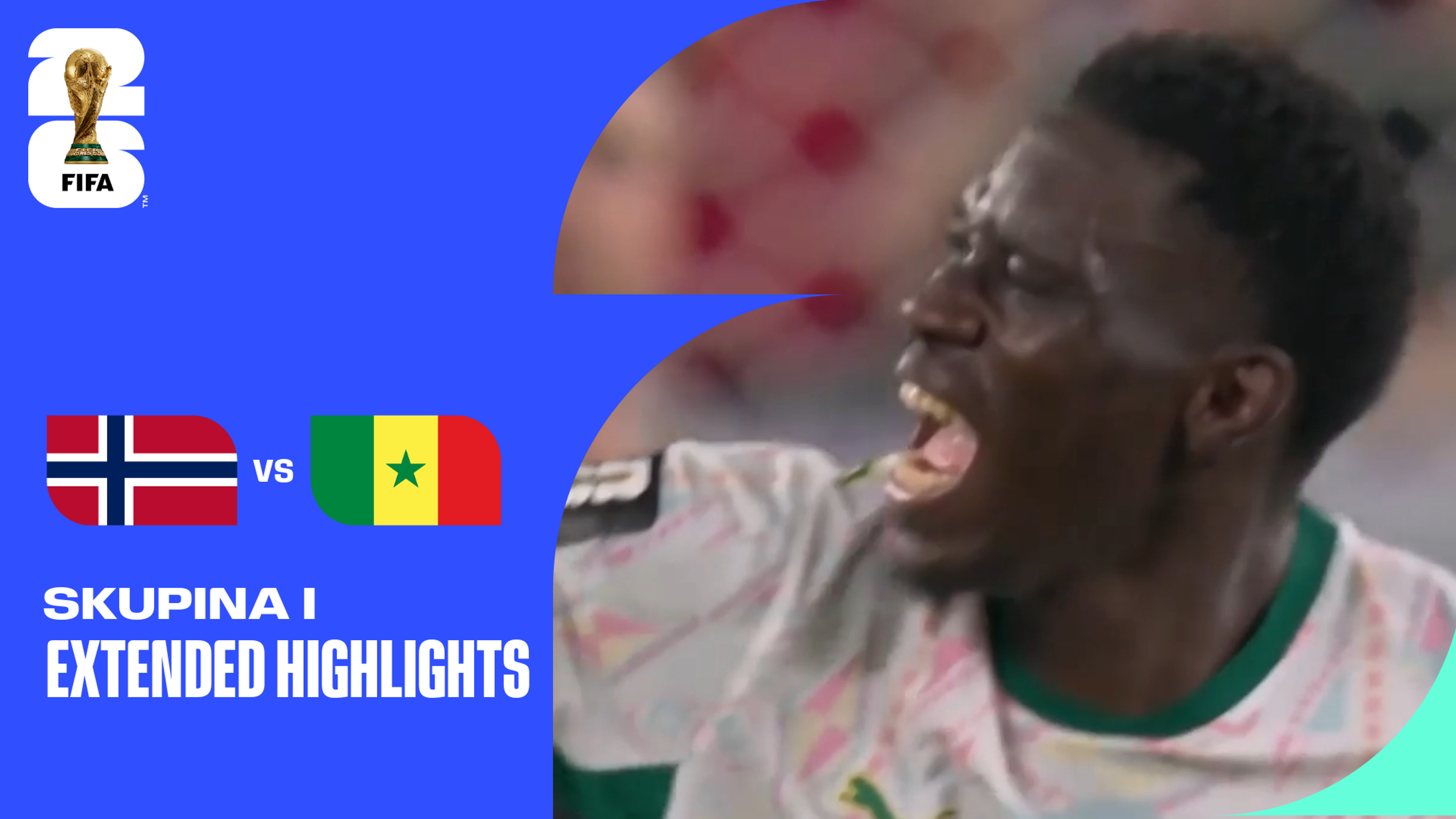 Norsko - Senegal | Prodloužený sestřih | 23. 6. 2026