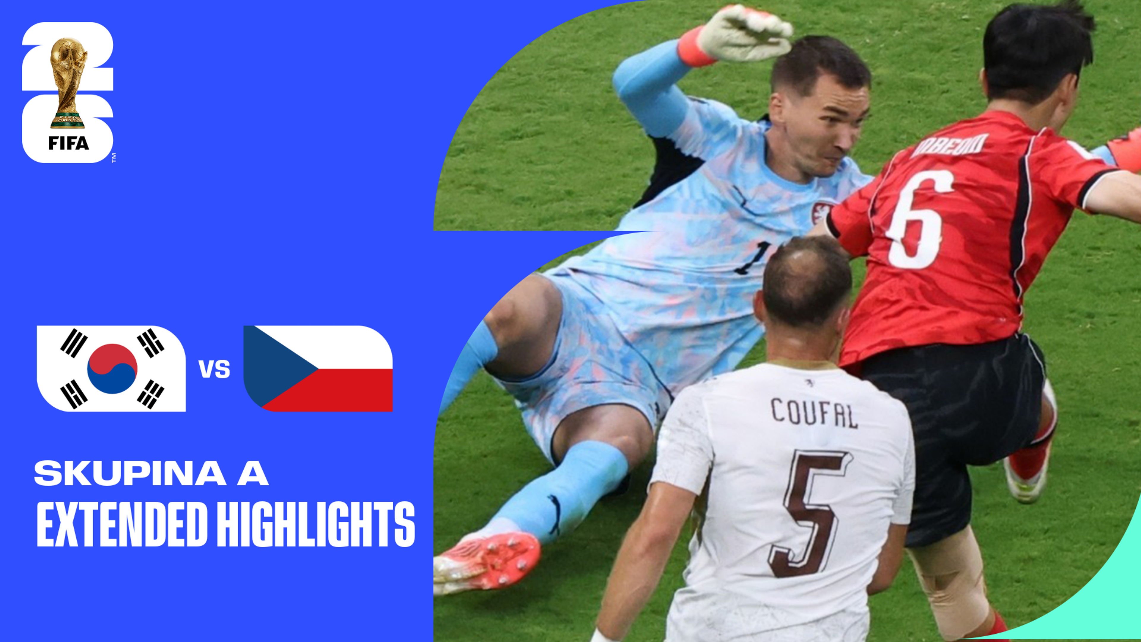 JIžní Korea - Česko | Prodloužený sestřih | 12. 6. 2026