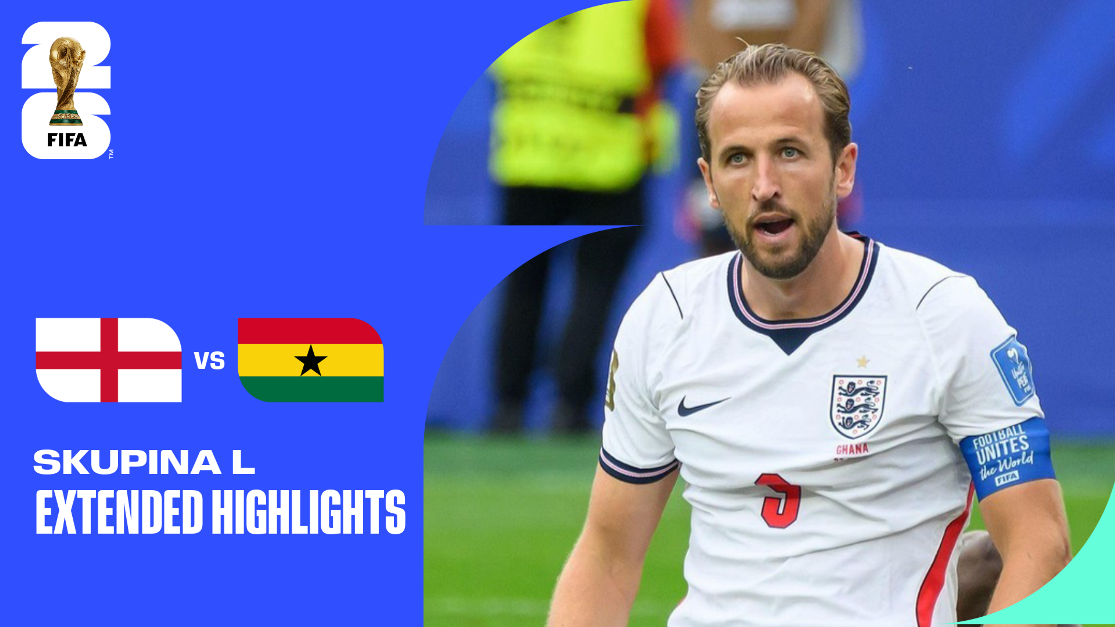 Anglie - Ghana | Prodloužený sestřih | 23. 6. 2026