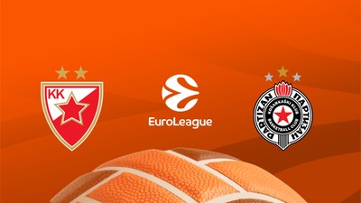 EL: Crvena Zvezda Bělehrad-Partizan Bělehrad