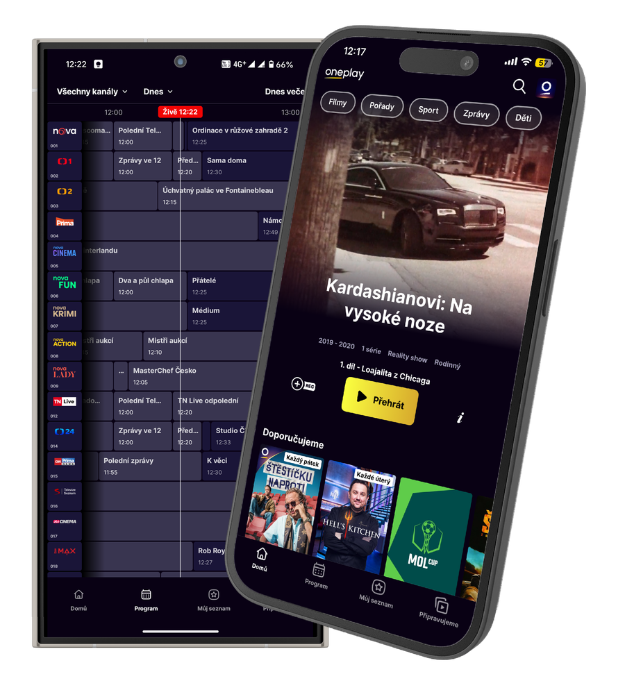 Mobilní aplikace Oneplay ke stažení – Android a iOS | Oneplay