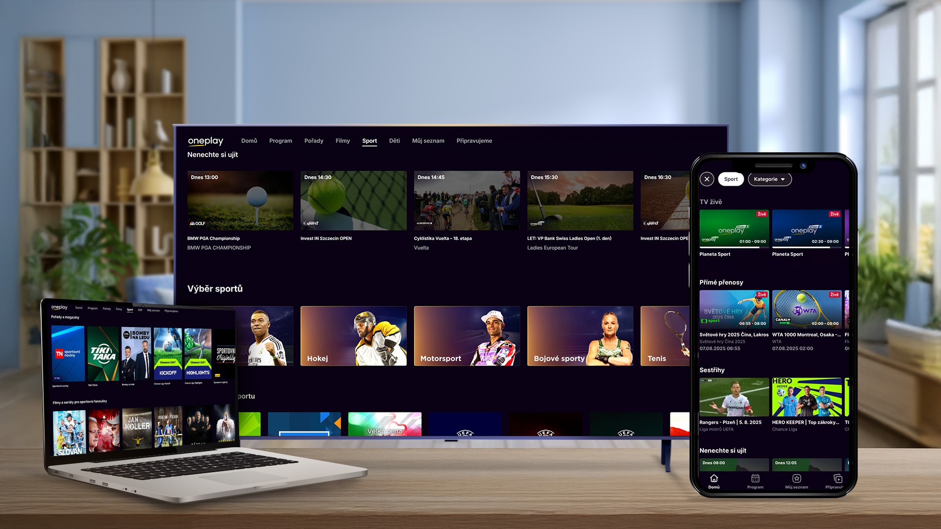 Ponuka sportů na Oneplay
