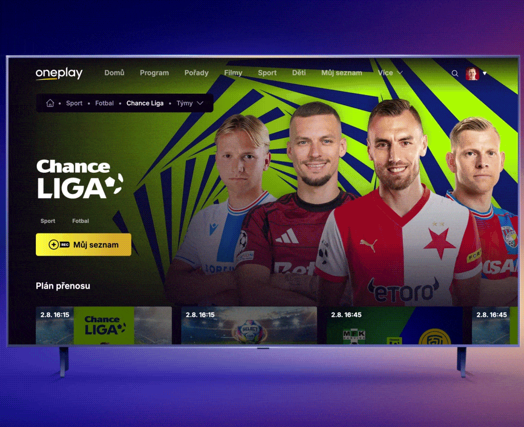 Ai sestřihy zápasů na Oneplay