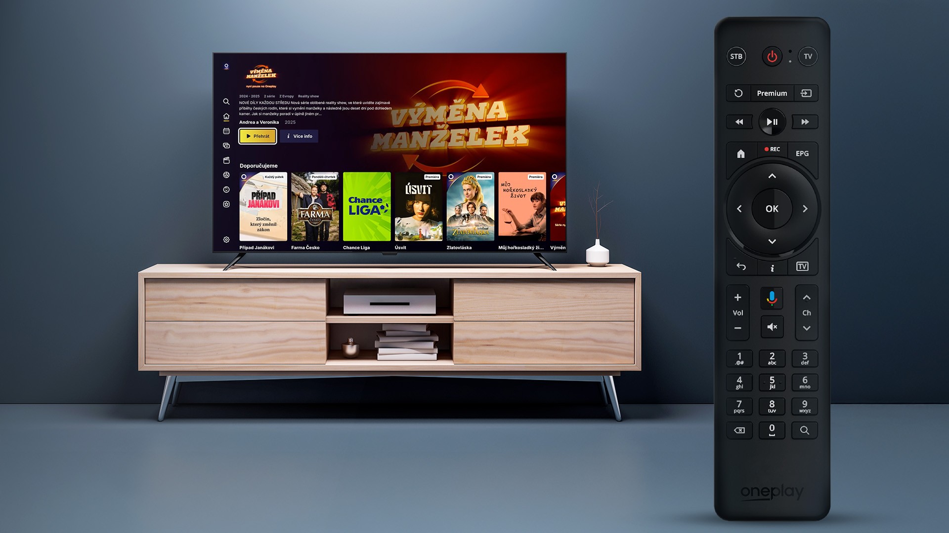 Práce s ovladačem Oneplay Box